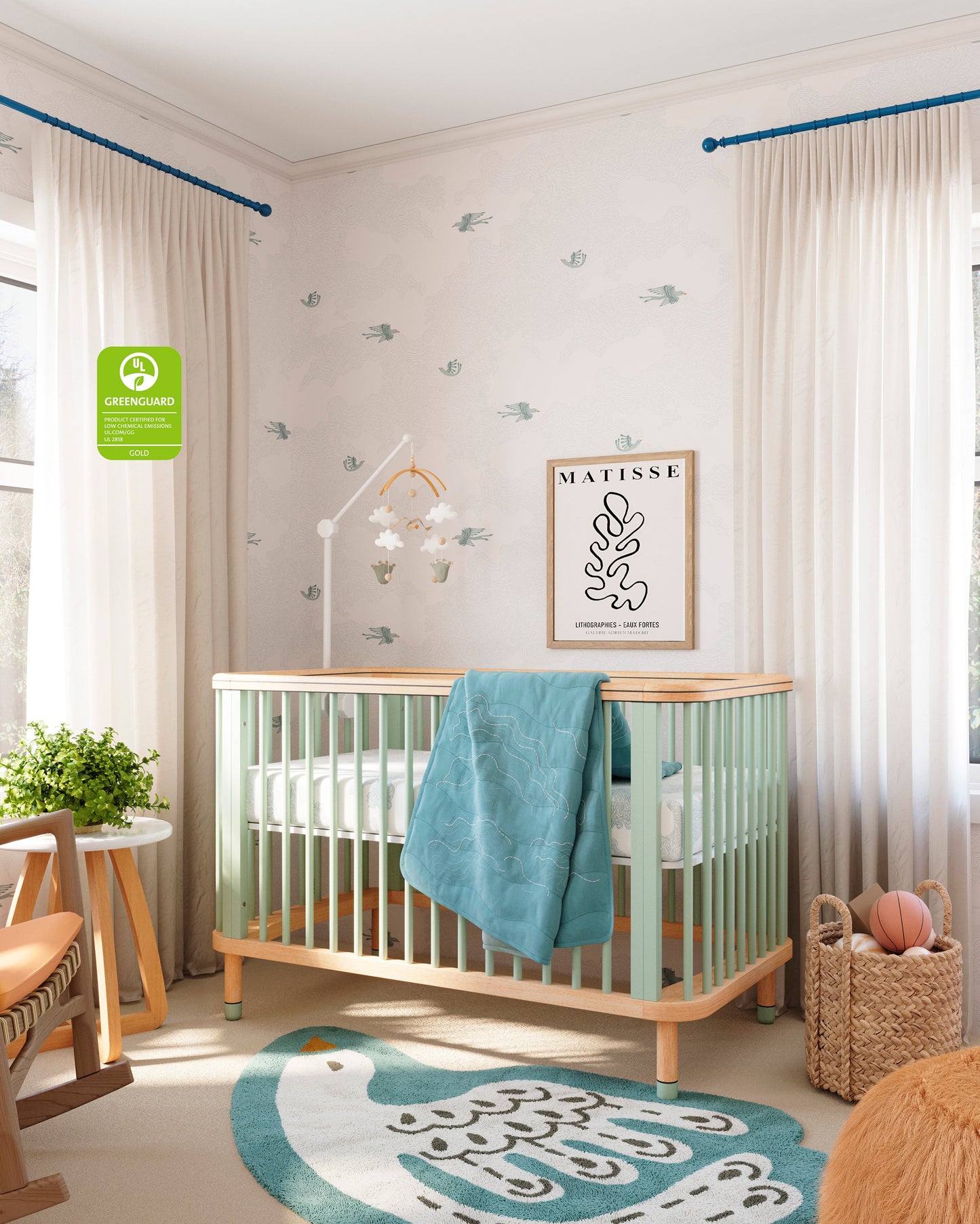 Le berceau nuage de bonbons