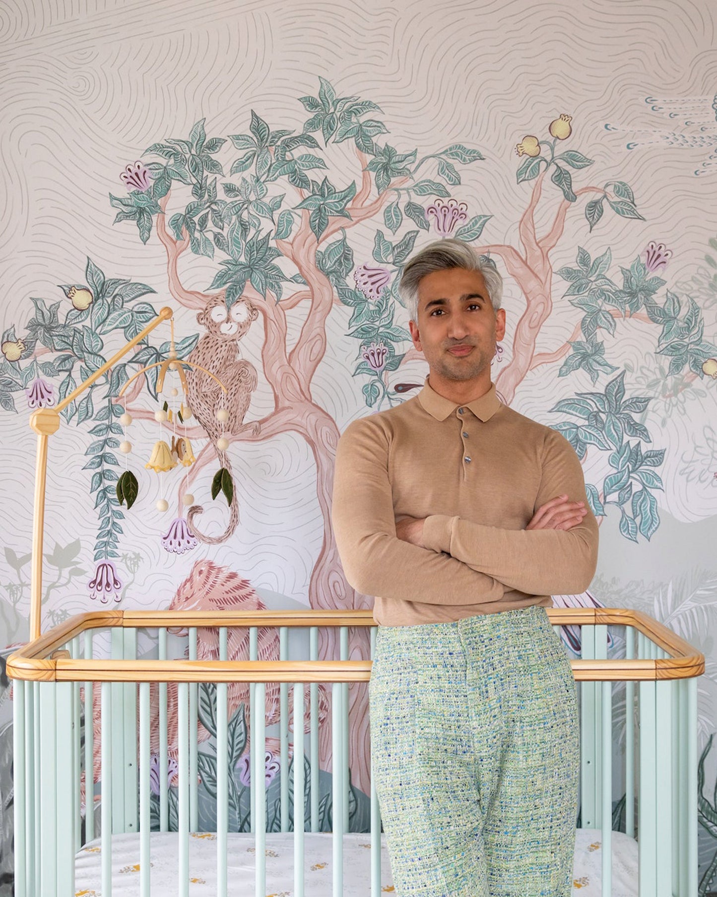 Le berceau nuage de bonbons