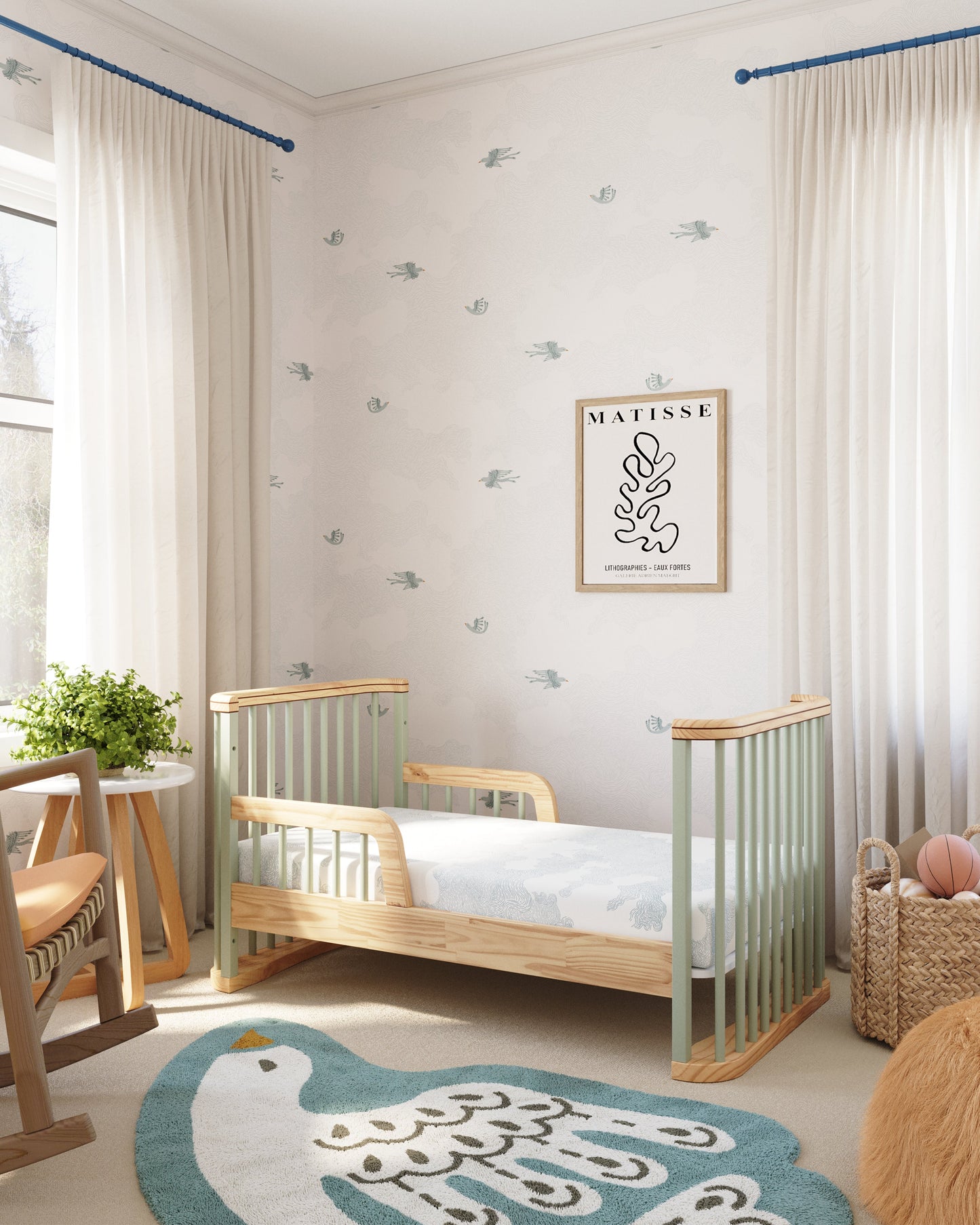 Le berceau nuage de bonbons