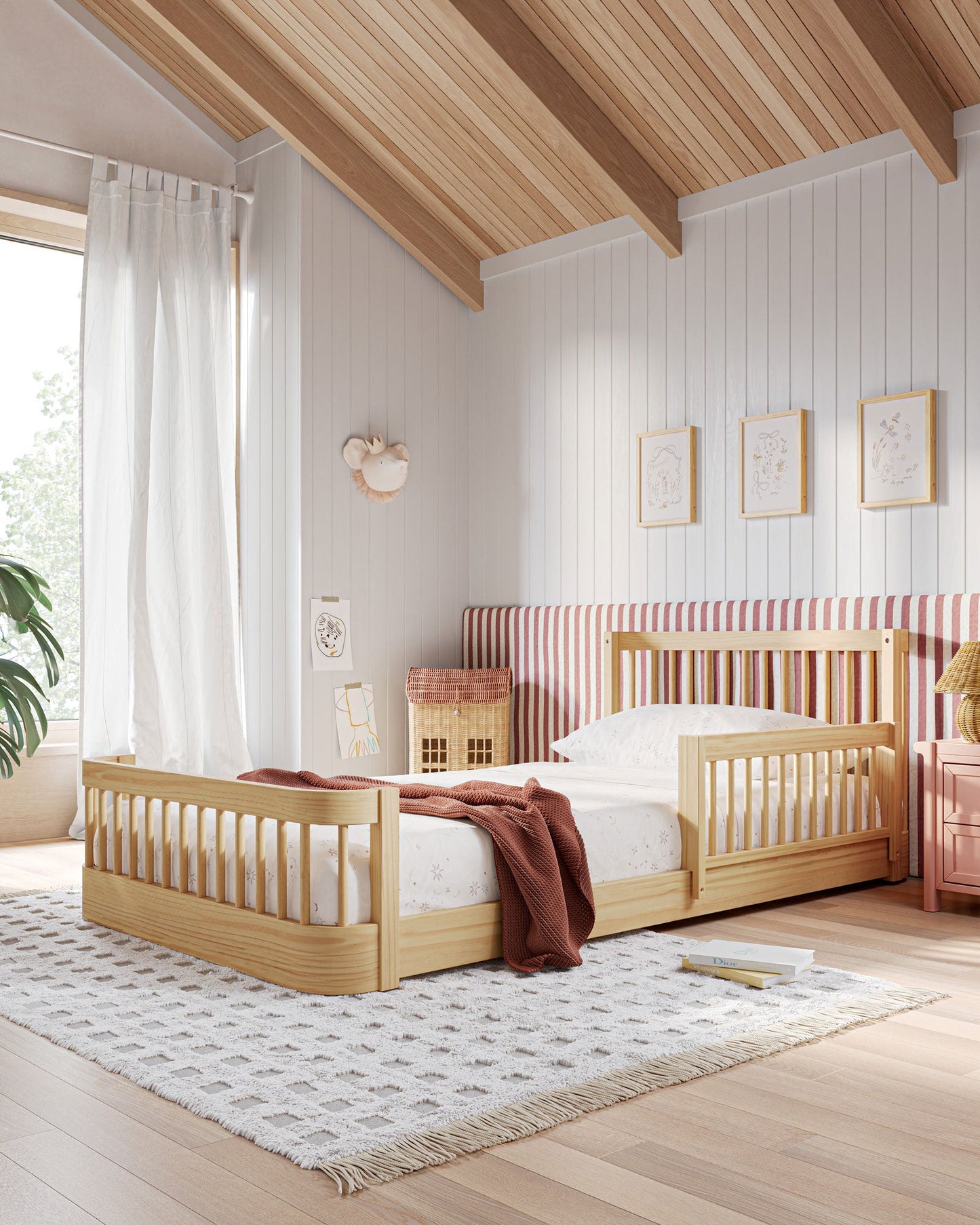 Lit enfant The Wave | Lit Montessori convertible en lit simple