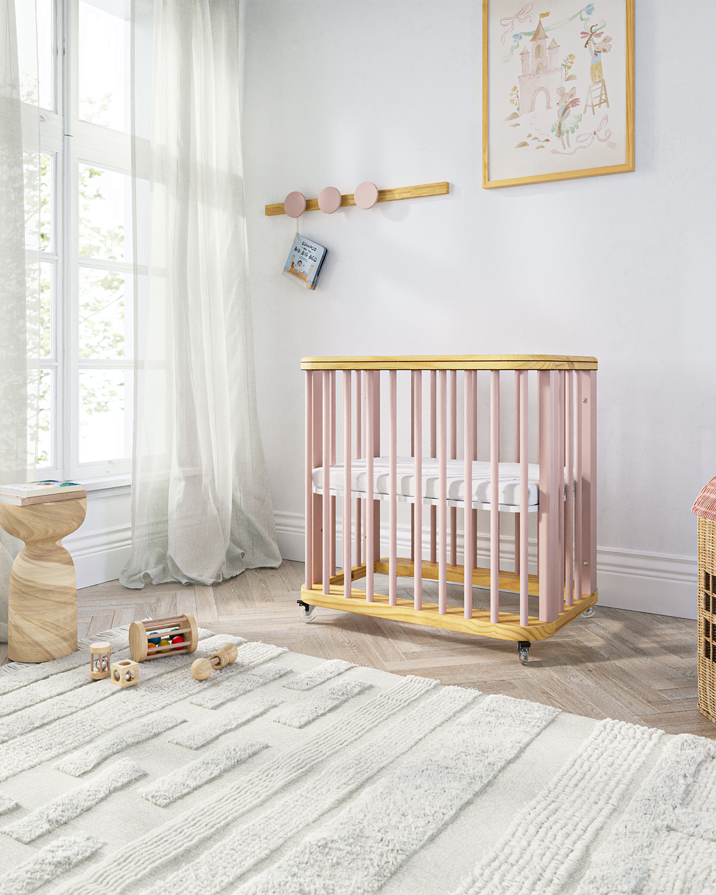 Le berceau nuage de bonbons