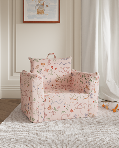 Le fauteuil Hug Mini en sergé