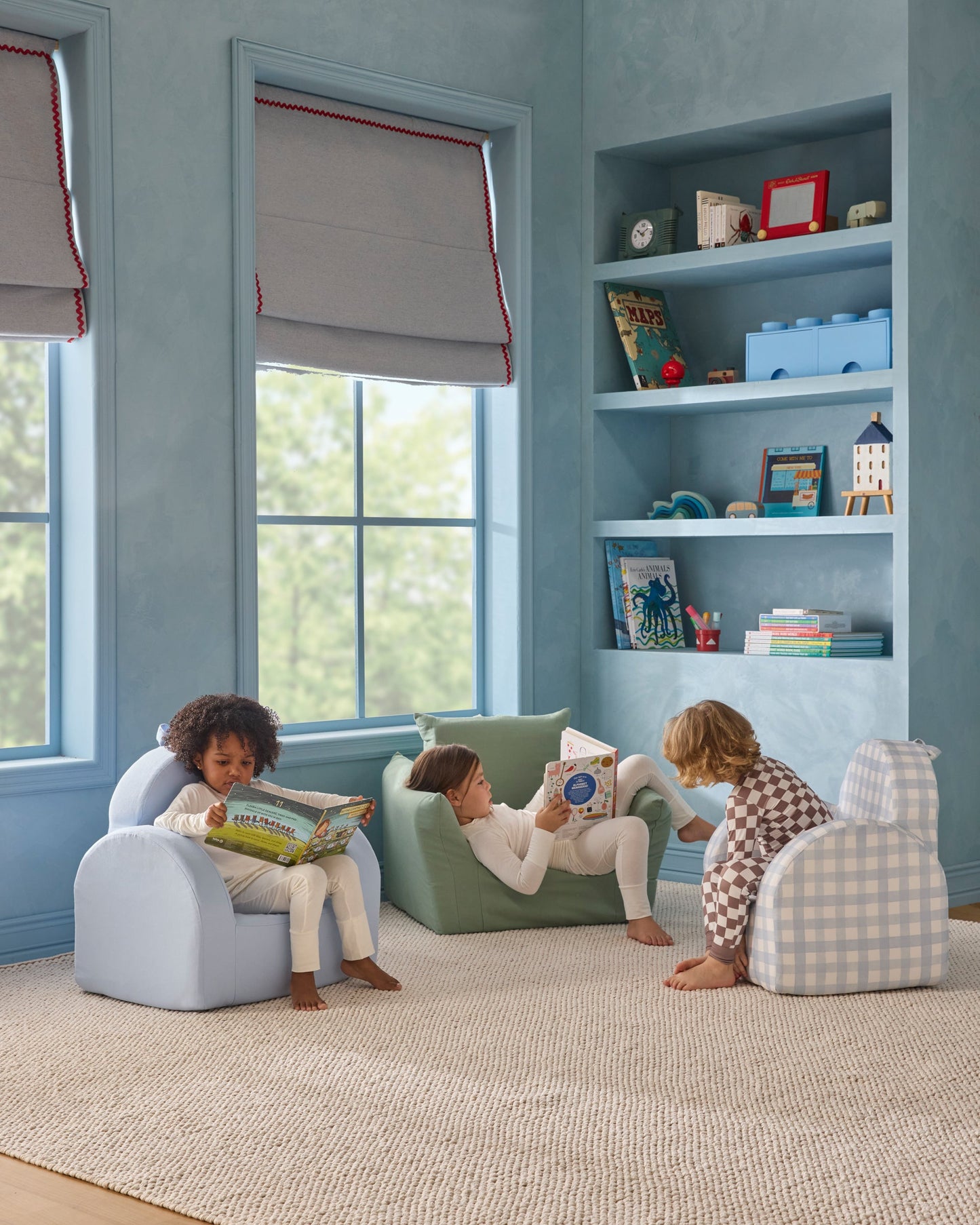 La mini-chaise Hop en sergé