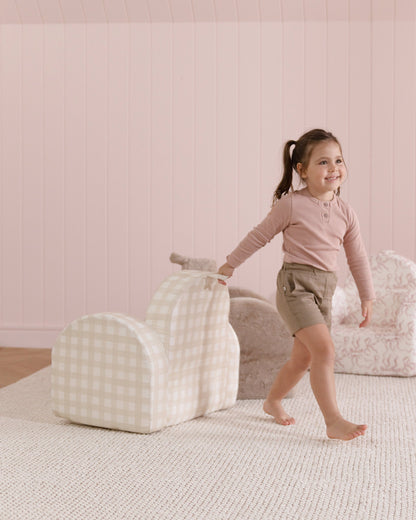 La mini-chaise Hop en sergé